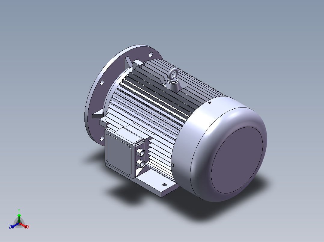 电机正等轴测图