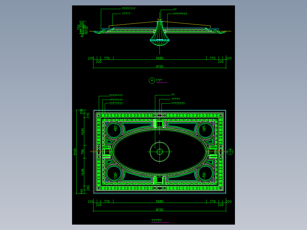 59套家装吊顶天花顶棚造型CAD图纸图库