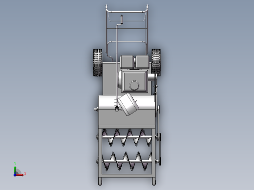 小型路面除冰装置SW三维图前视缩略图