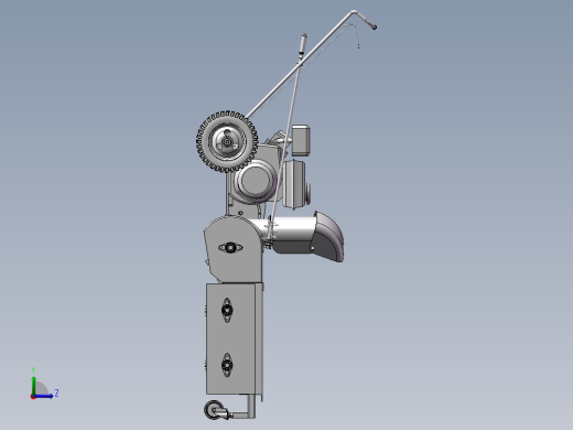 小型路面除冰装置SW三维图左视缩略图