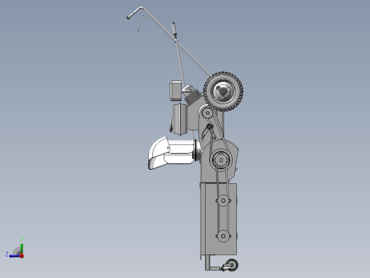 小型路面除冰装置SW三维图右视缩略图