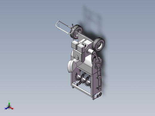 小型路面除冰装置SW三维图正等轴测缩略图