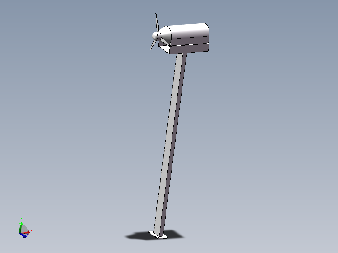 风力发电总装图