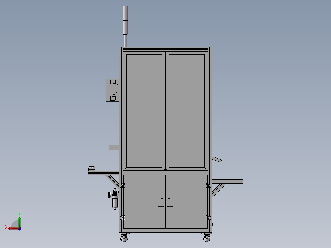 RJ45压合机后视图