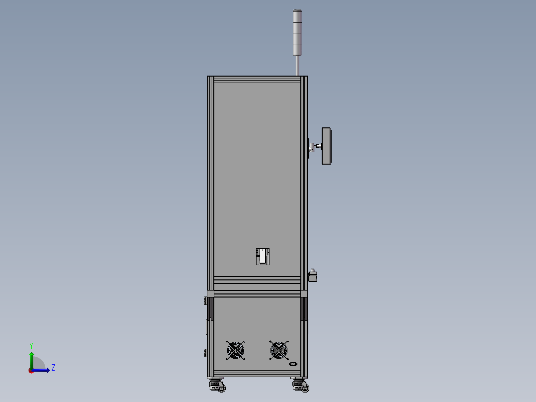RJ45压合机左视图