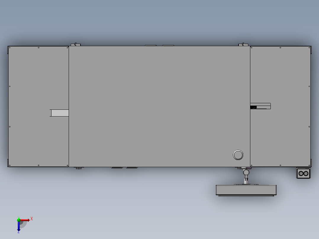 RJ45压合机俯视图