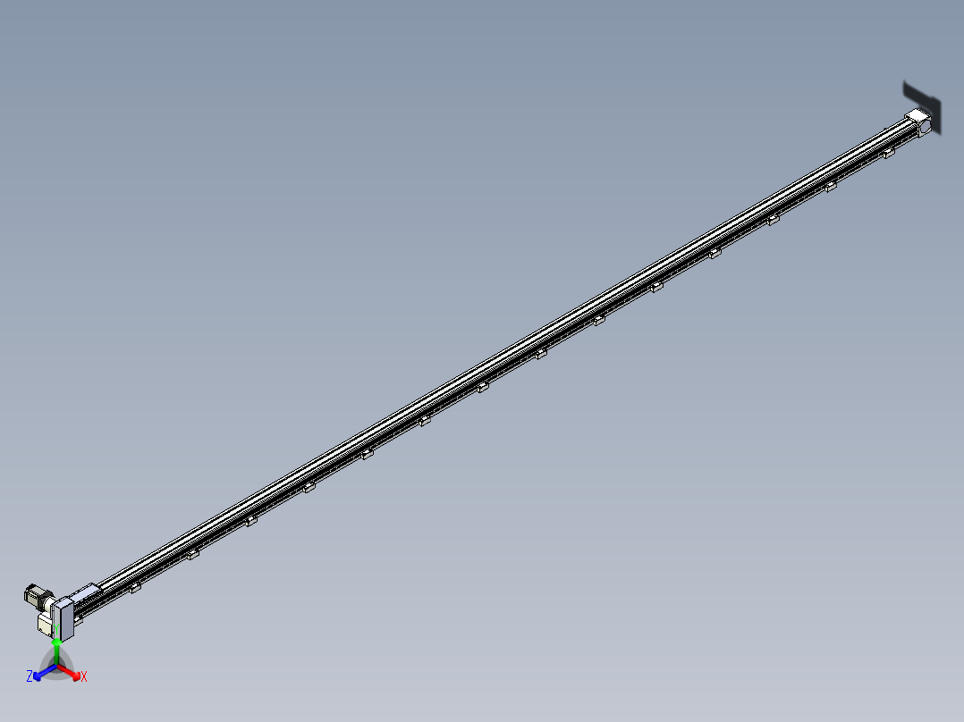 同步带滑台-欧规B8-L88-S5600-L-ZP75-D3-N10主视图