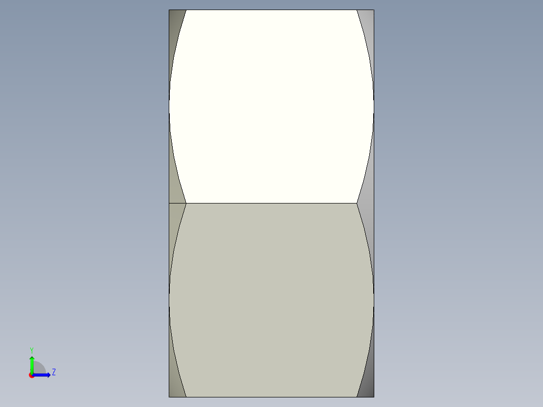 DIN 934 螺母-M56 Nut.STEP左视图