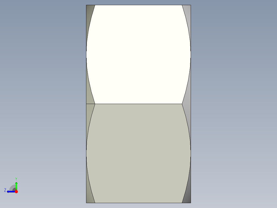 DIN 934 螺母-M56 Nut.STEP右视图