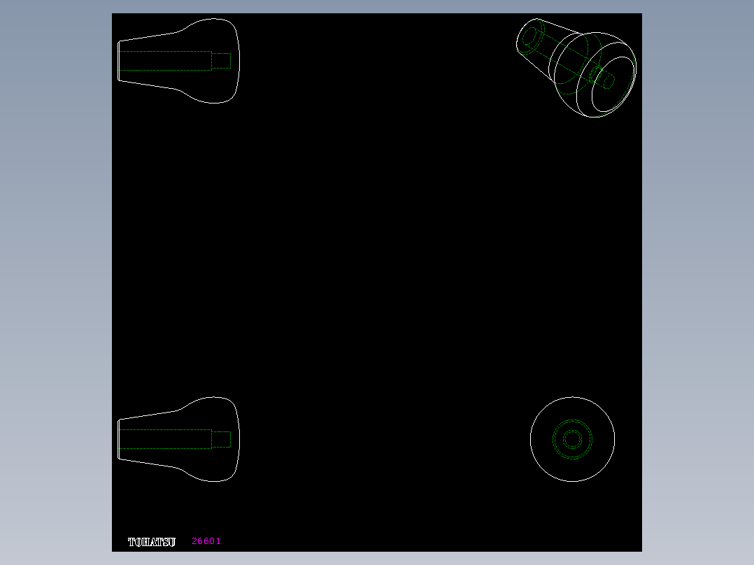 把手IEL.N-2D多系列多零件图纸模型