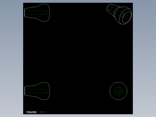 把手IEL.N-2D多系列多零件图纸模型