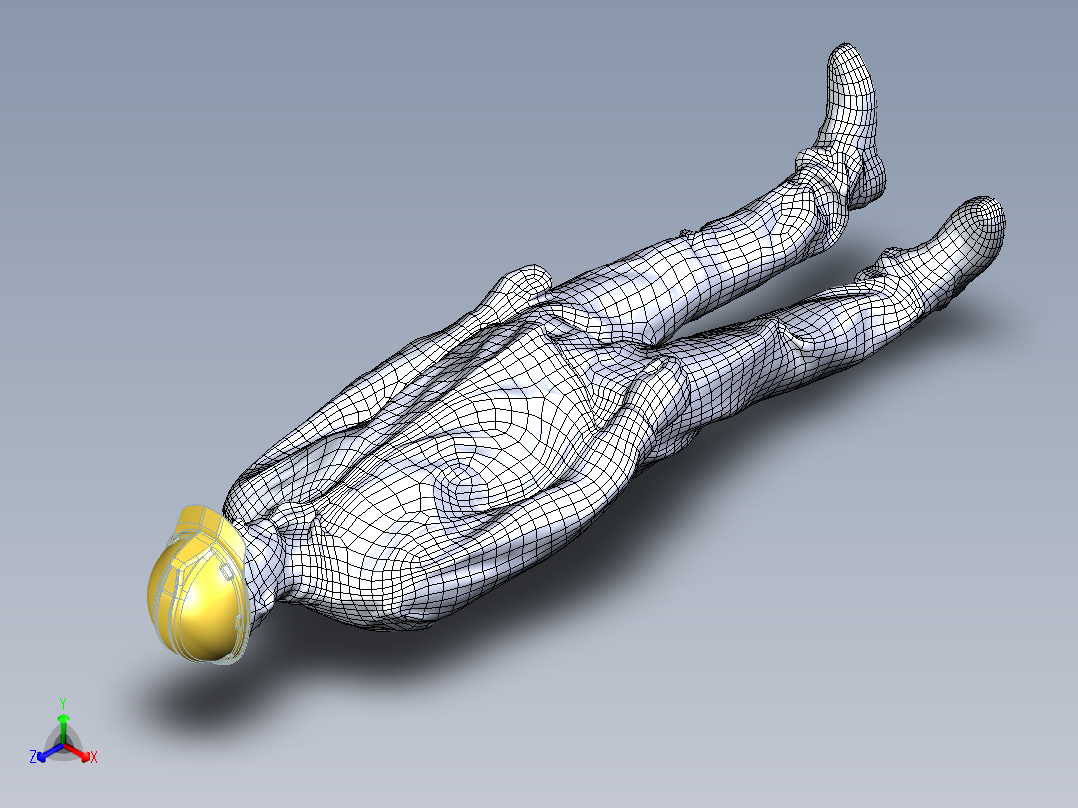 工人朋友正等轴测图