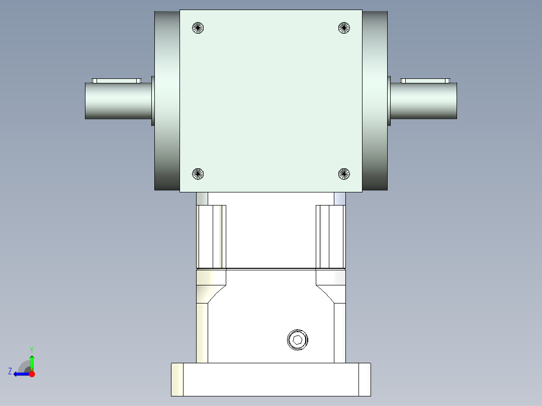 换向器PW110双轴 PGH90-L1 24-110-145-M8右视图