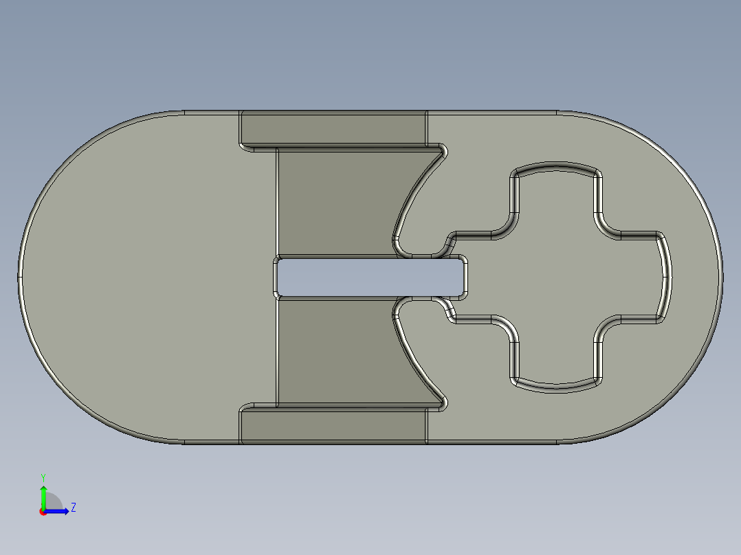 气缸电机-2854 Old Dark Grey Technic Engine Crankshaft Centre左视图