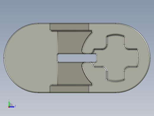 气缸电机-2854 Old Dark Grey Technic Engine Crankshaft Centre左视缩略图