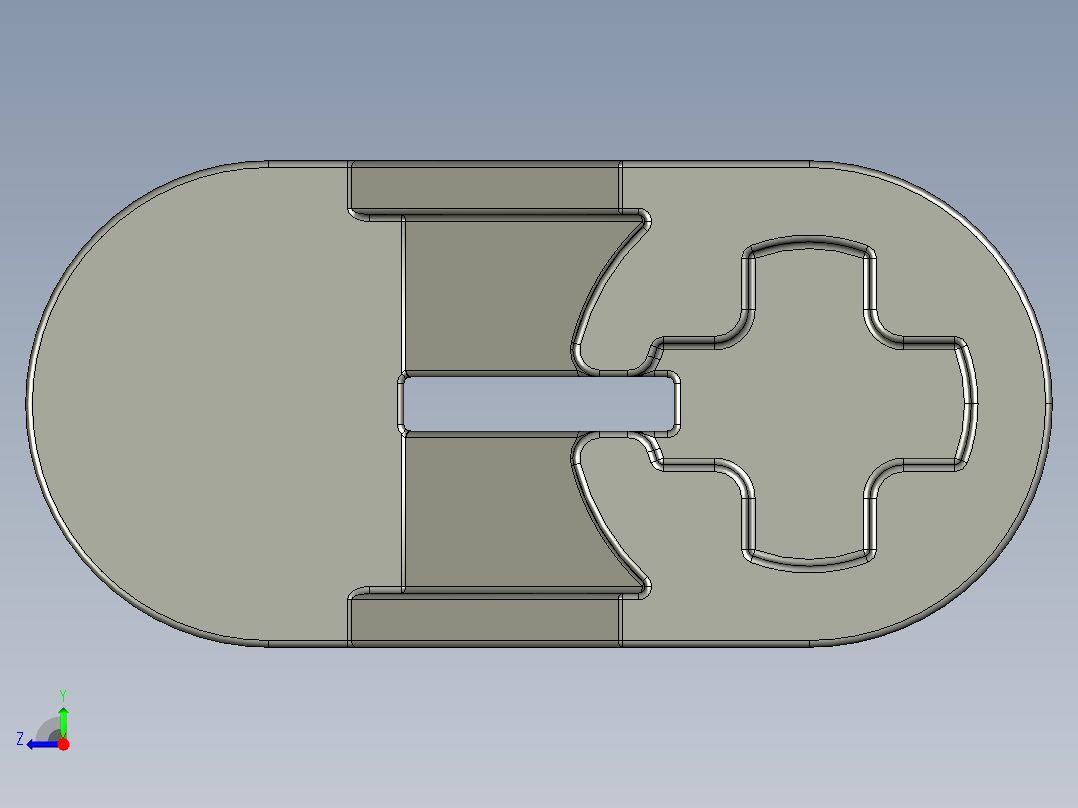 气缸电机-2854 Old Dark Grey Technic Engine Crankshaft Centre右视图
