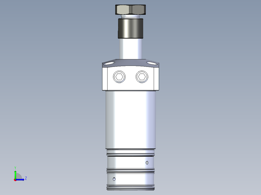 KOSMEKLHA0400-GLM_R01多系列多零件图纸模型左视图