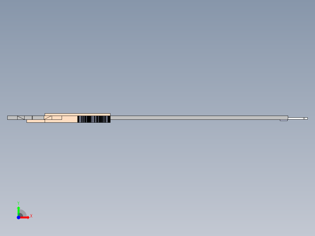 普通游标卡尺前视图