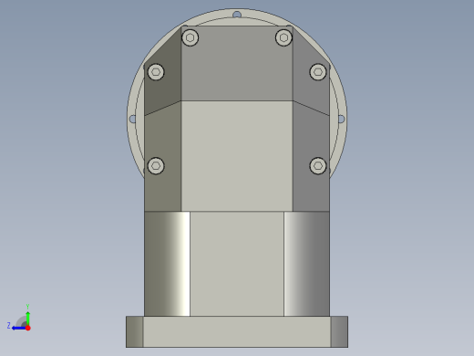 直齿ZPLH160-L2 42-114.3-200-M12.STEP右视缩略图