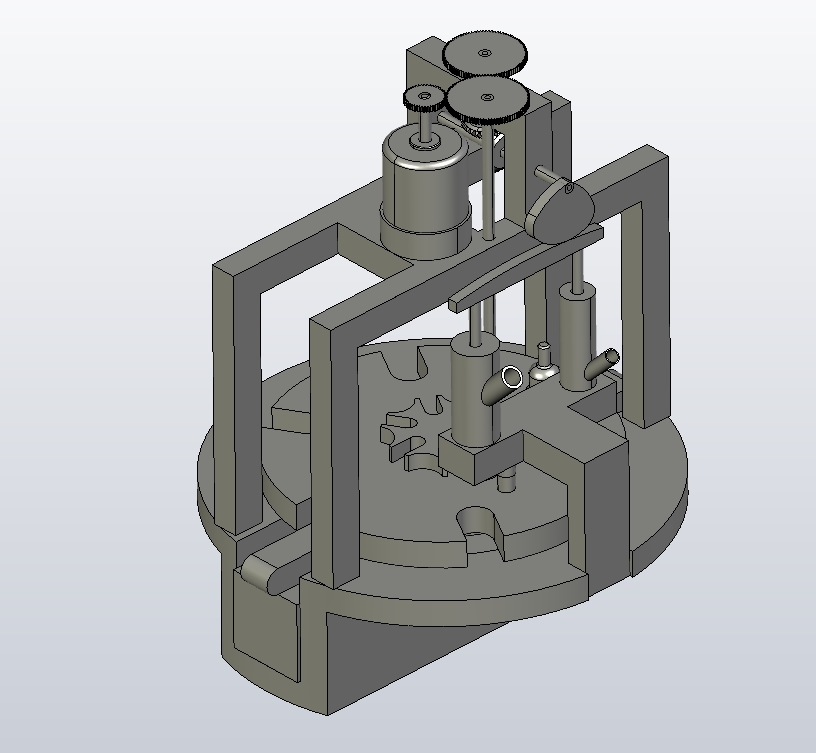 旋转型灌装机设计【PROE+仿真】CAD+说明书