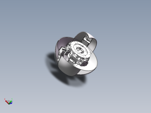 球形变六足（三维+课设+程序+二维）主视缩略图