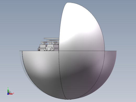 球形变六足（三维+课设+程序+二维）前视缩略图