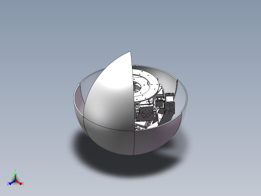 球形变六足（三维+课设+程序+二维）正等轴测缩略图