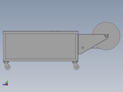 塑料绳自动打包捆扎机设计【三维图】【机械设计说明书CAD图】644561右视缩略图