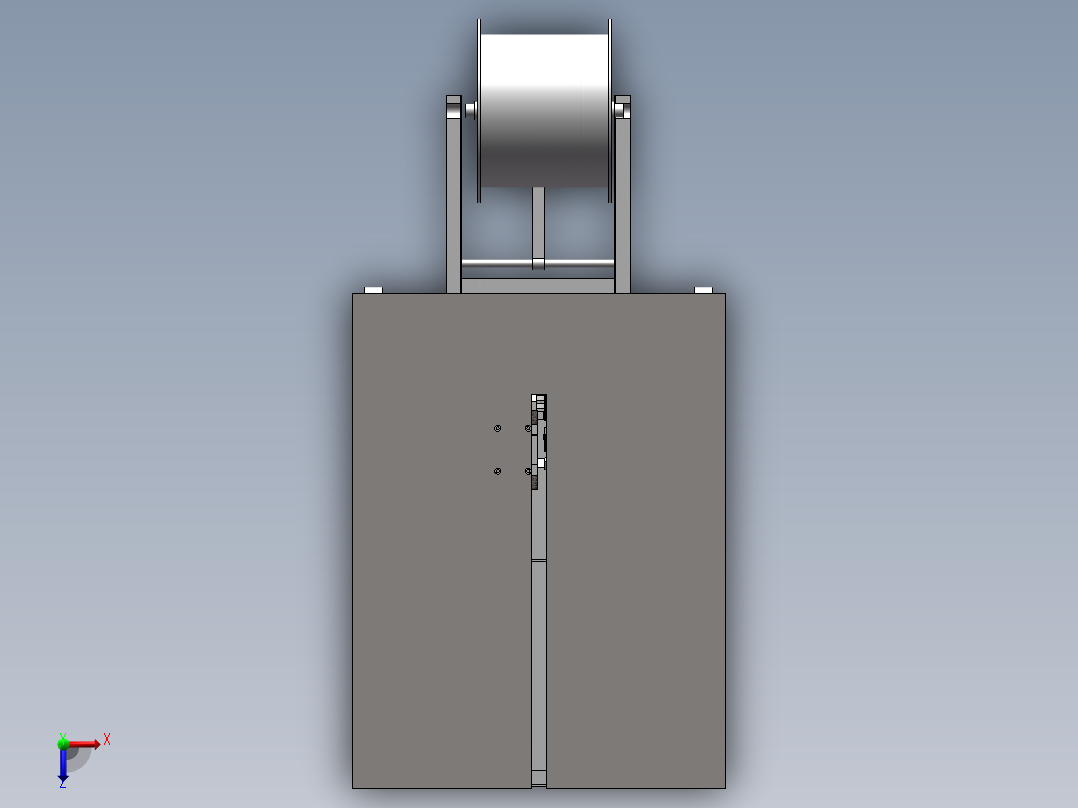 塑料绳自动打包捆扎机设计【三维图】【机械设计说明书CAD图】644561俯视图