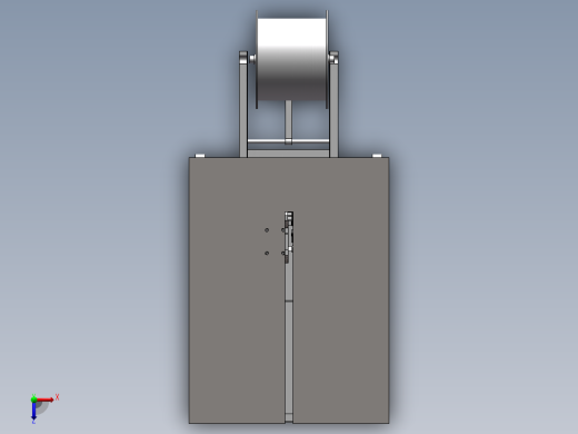 塑料绳自动打包捆扎机设计【三维图】【机械设计说明书CAD图】644561俯视缩略图
