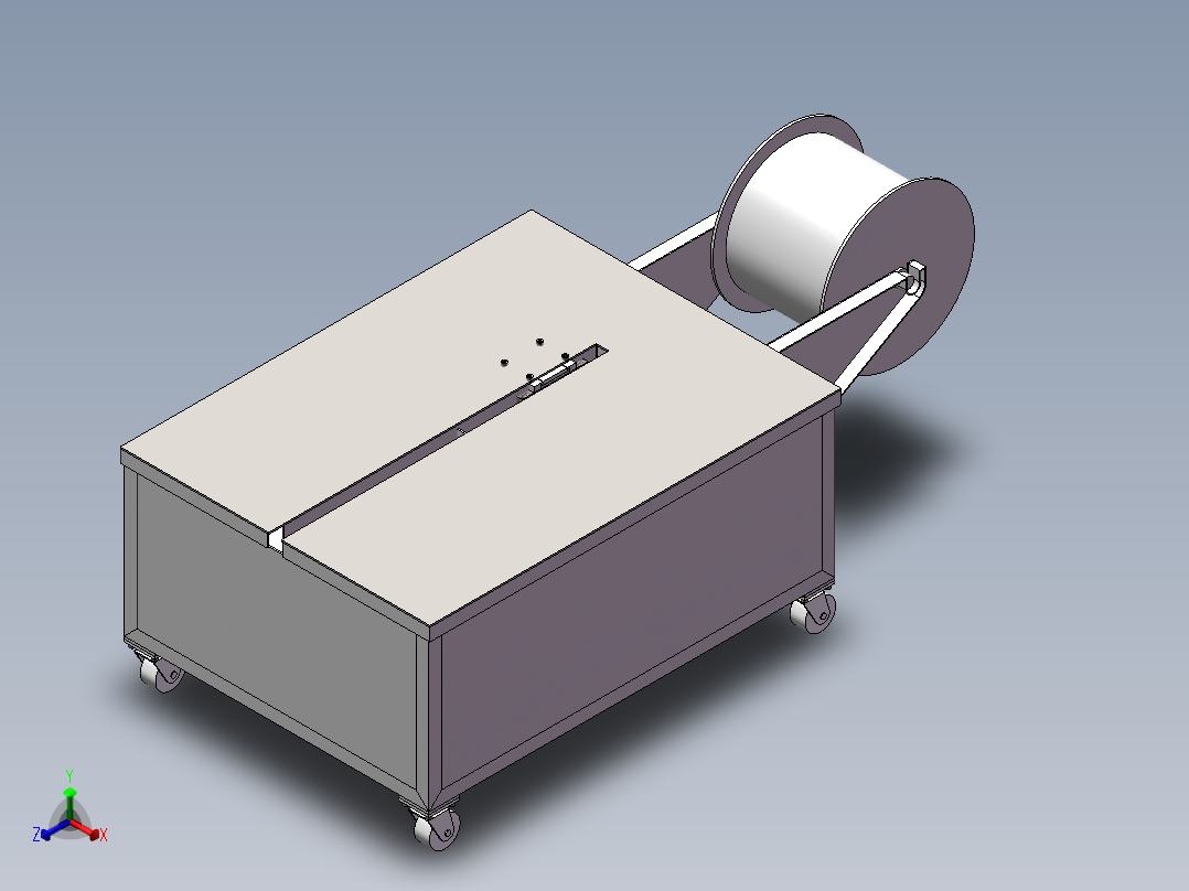 塑料绳自动打包捆扎机设计【三维图】【机械设计说明书CAD图】644561正等轴测图