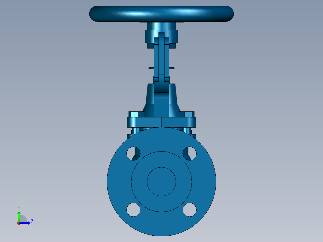 阀门模型-DN40______左视图
