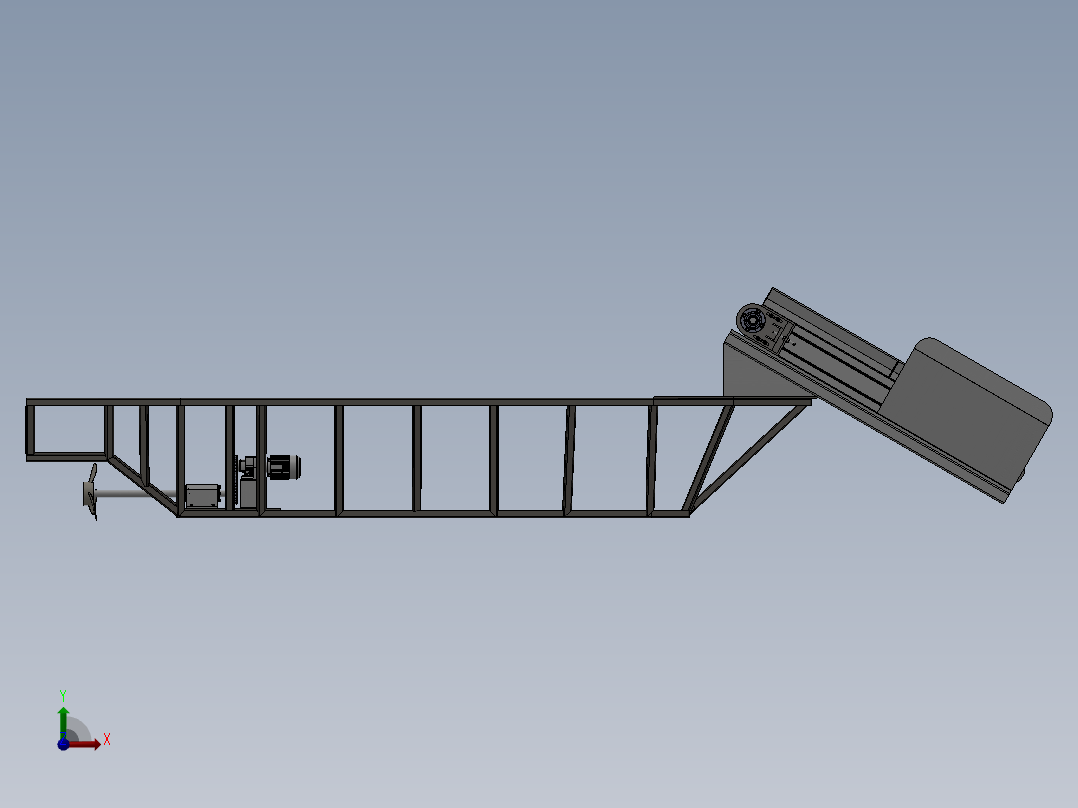 水面垃圾收集装置sw1122768前视图