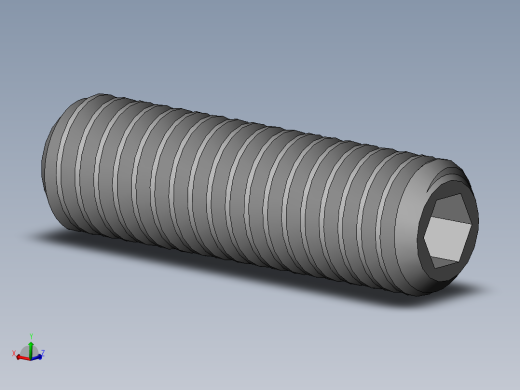 DIN 913-ISO 4026 固定螺钉-M3 L=10.SLDPRT