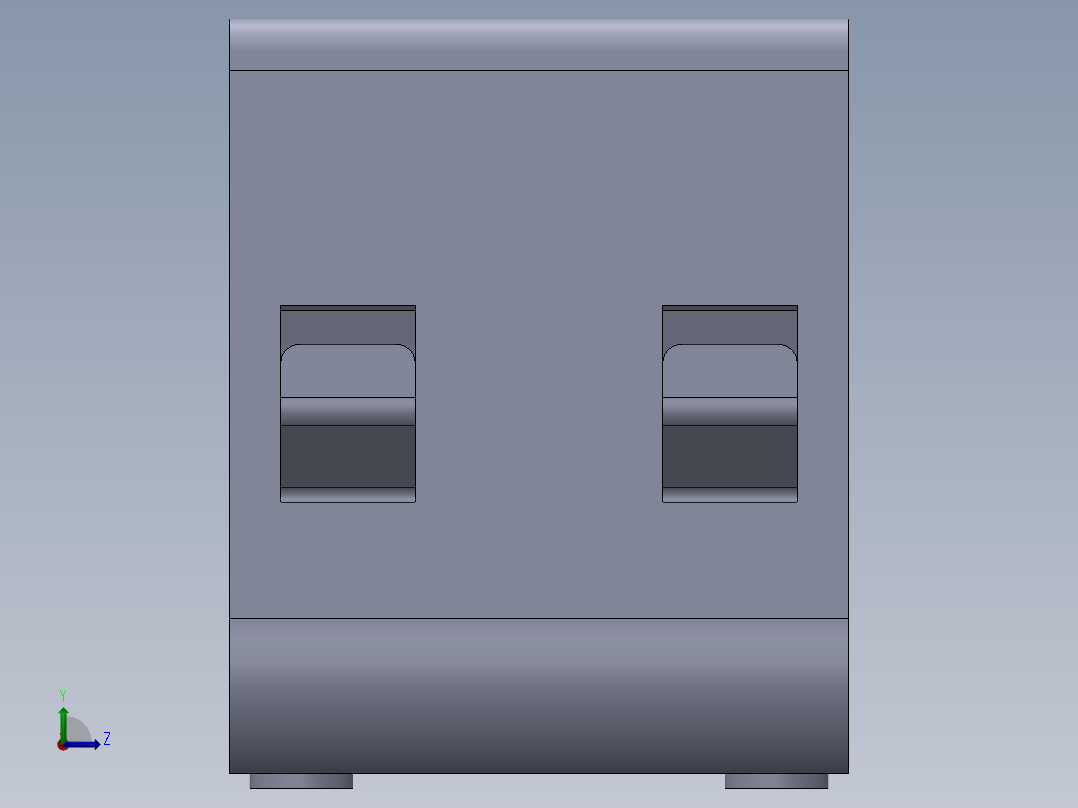 手机支架左视图