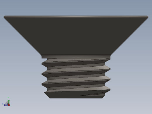 Screw_ISO_10642_M10x12_A2.SLDPRT右视缩略图