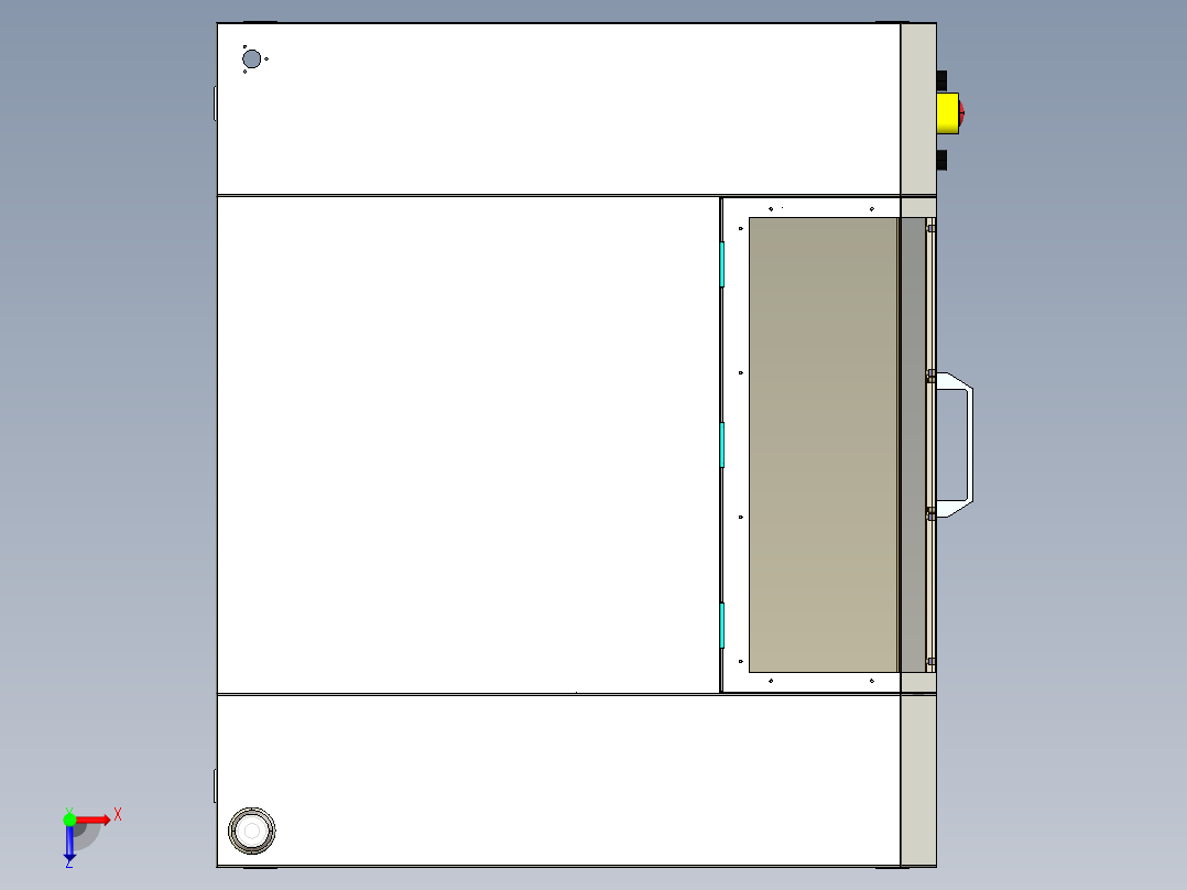 贴条形码二维码设备SMT在线式贴条码标签设备俯视图