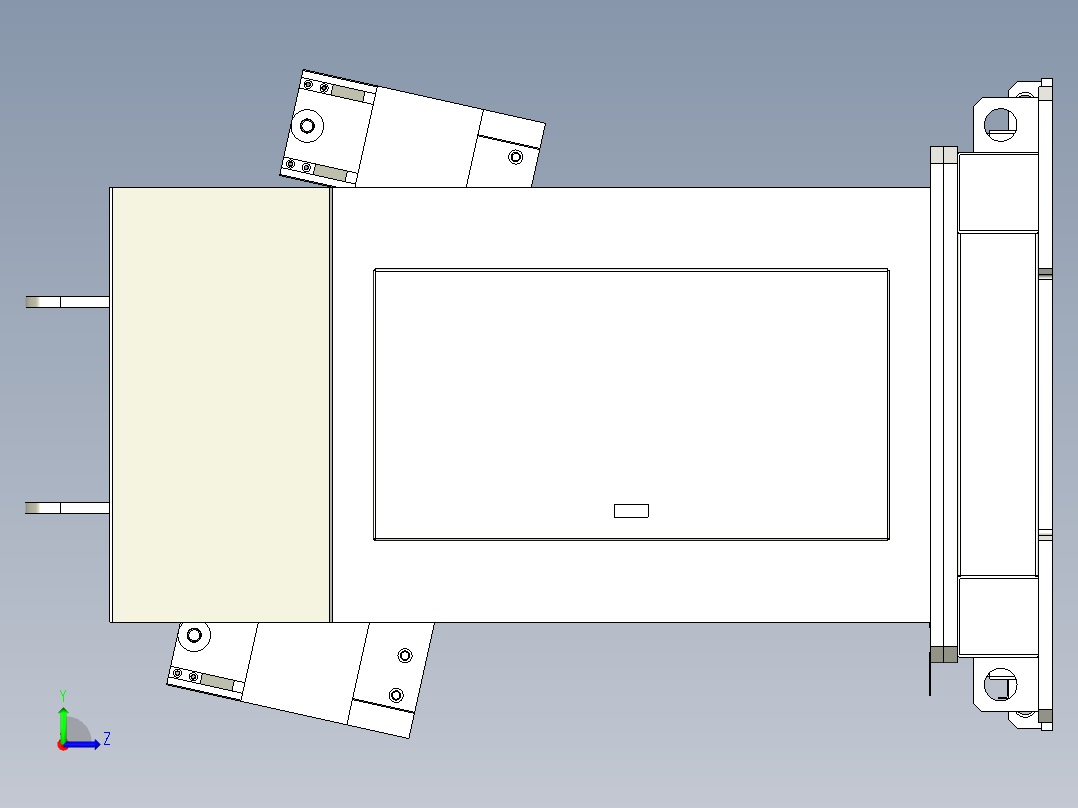 焊接变位机 57539左视图