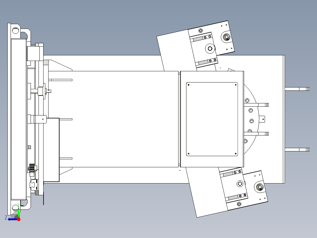 焊接变位机 57539右视图