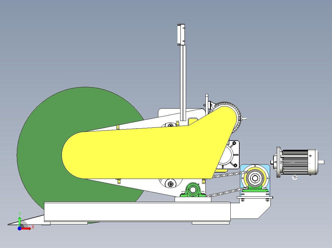 全自动放线机前视图