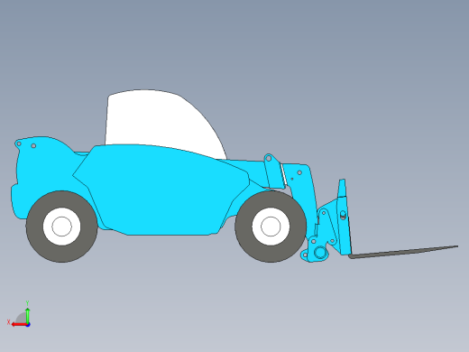 B3003518-紧凑型叉车 telehandler GTH-5519后视缩略图