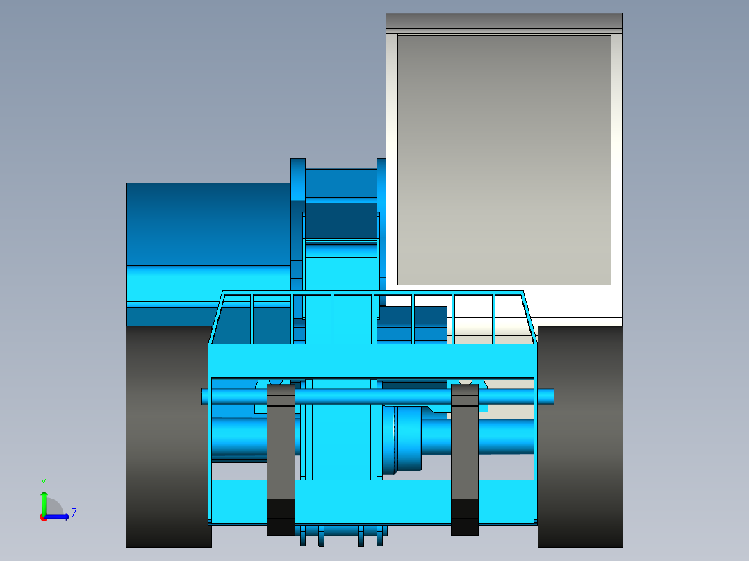 B3003518-紧凑型叉车 telehandler GTH-5519左视图
