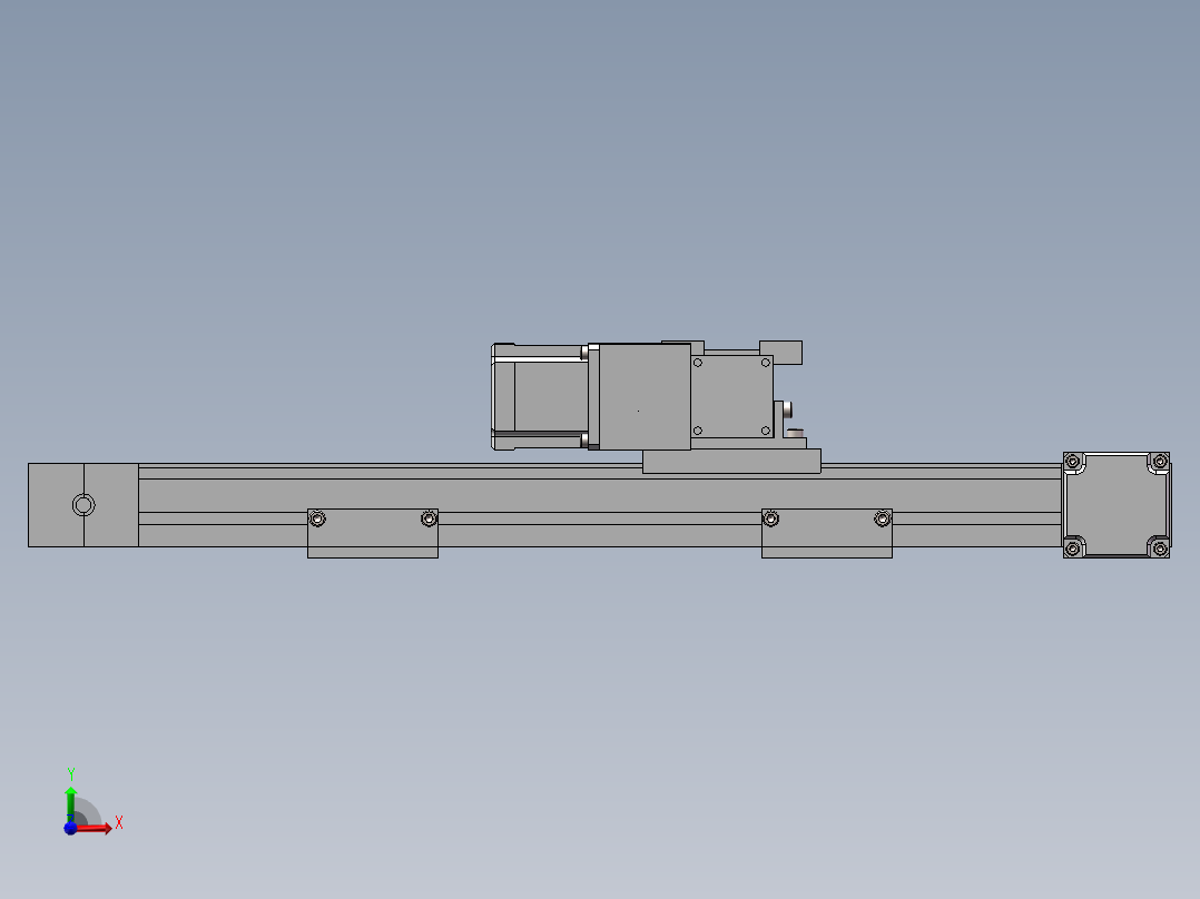 二维移动平台 前视图