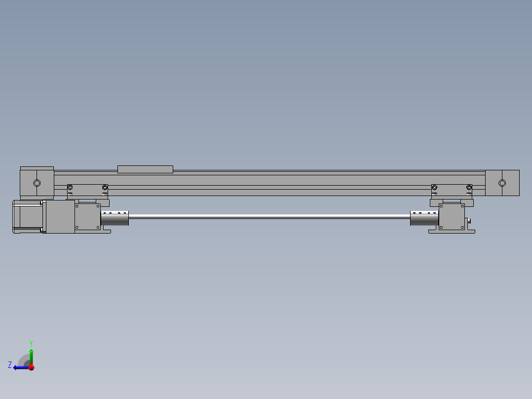 二维移动平台 右视图