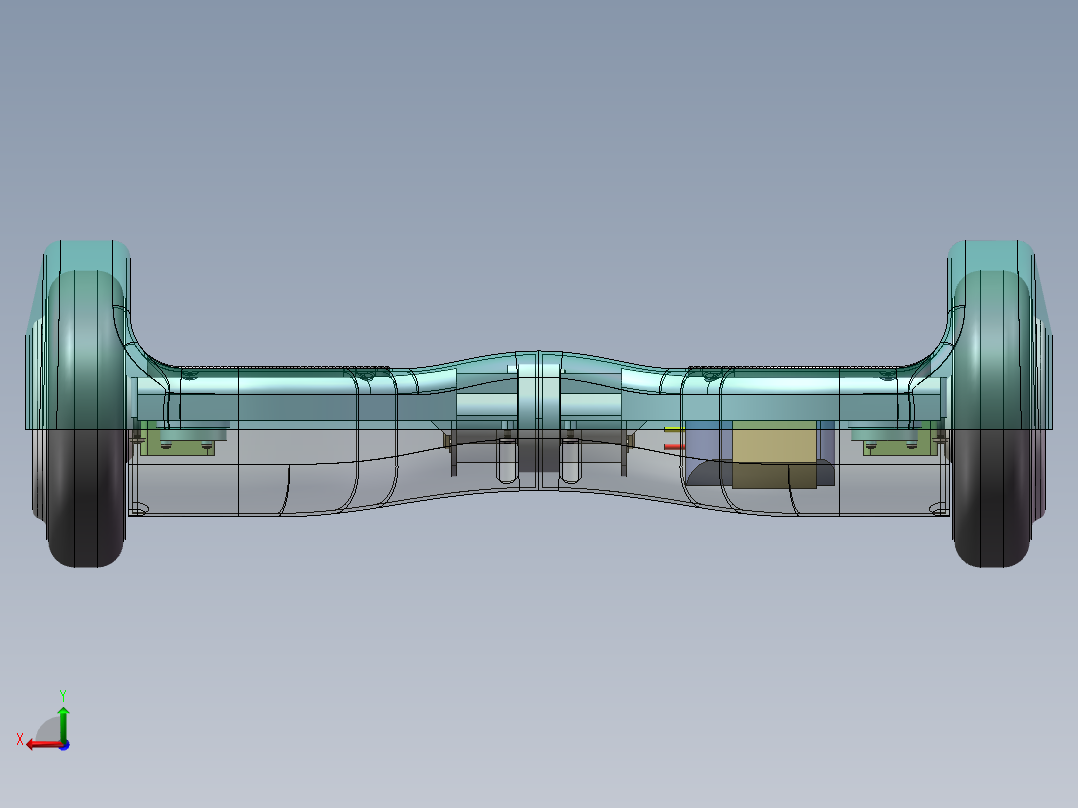 平衡车 SW16+2D后视图