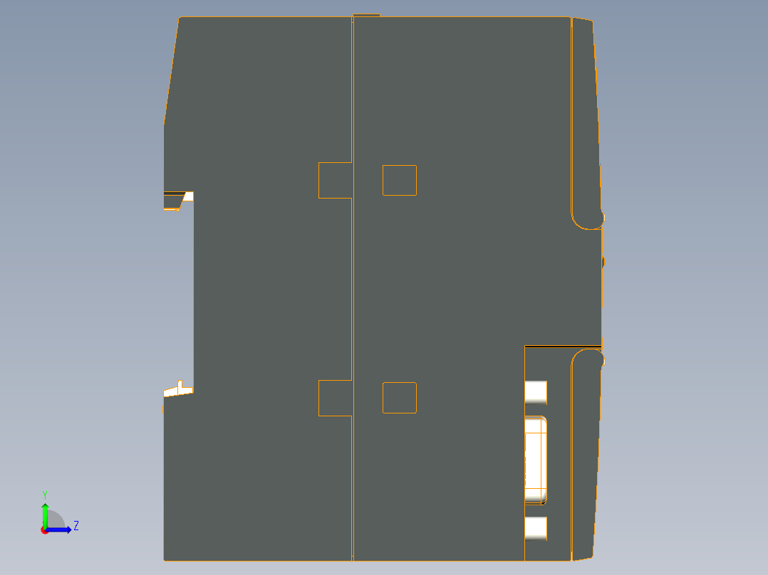 西门子SMARTsr30PLC左视图