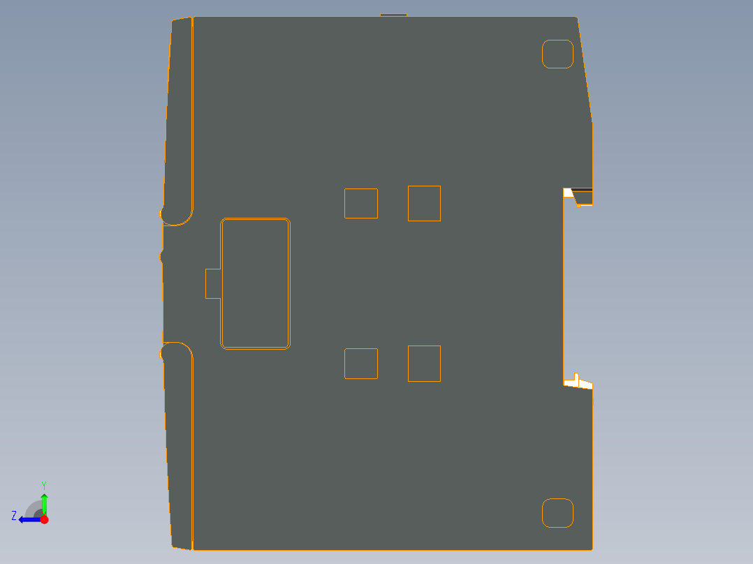 西门子SMARTsr30PLC右视图