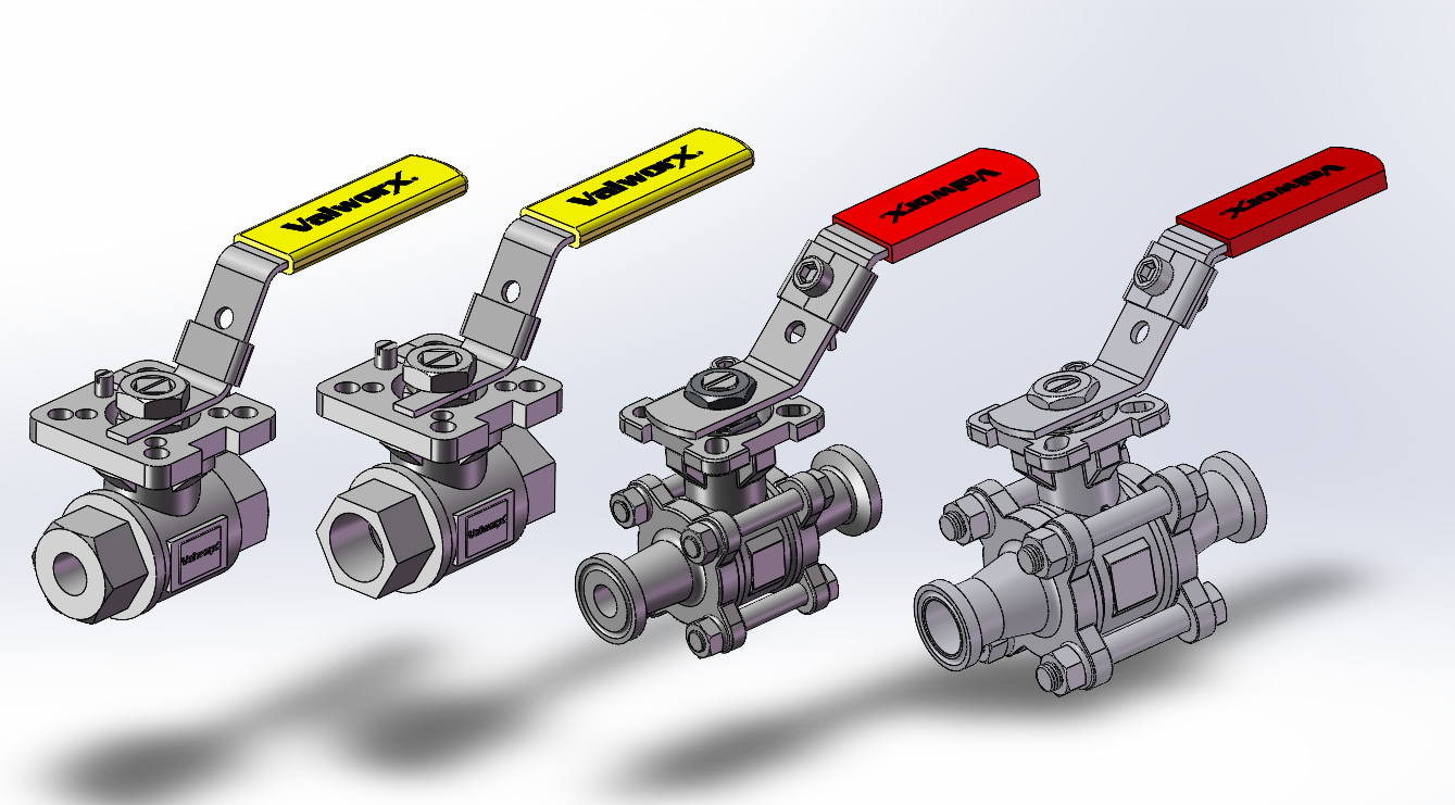 4款570101手动球阀模型