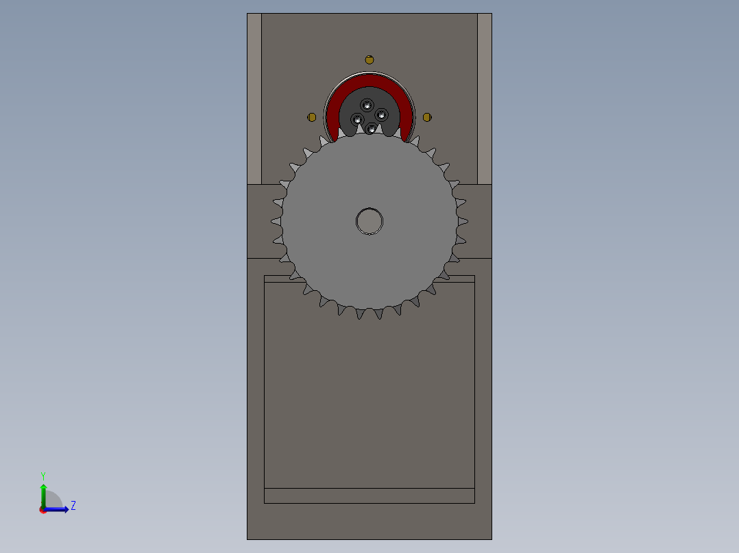 RXF-04 缠绕机左视图