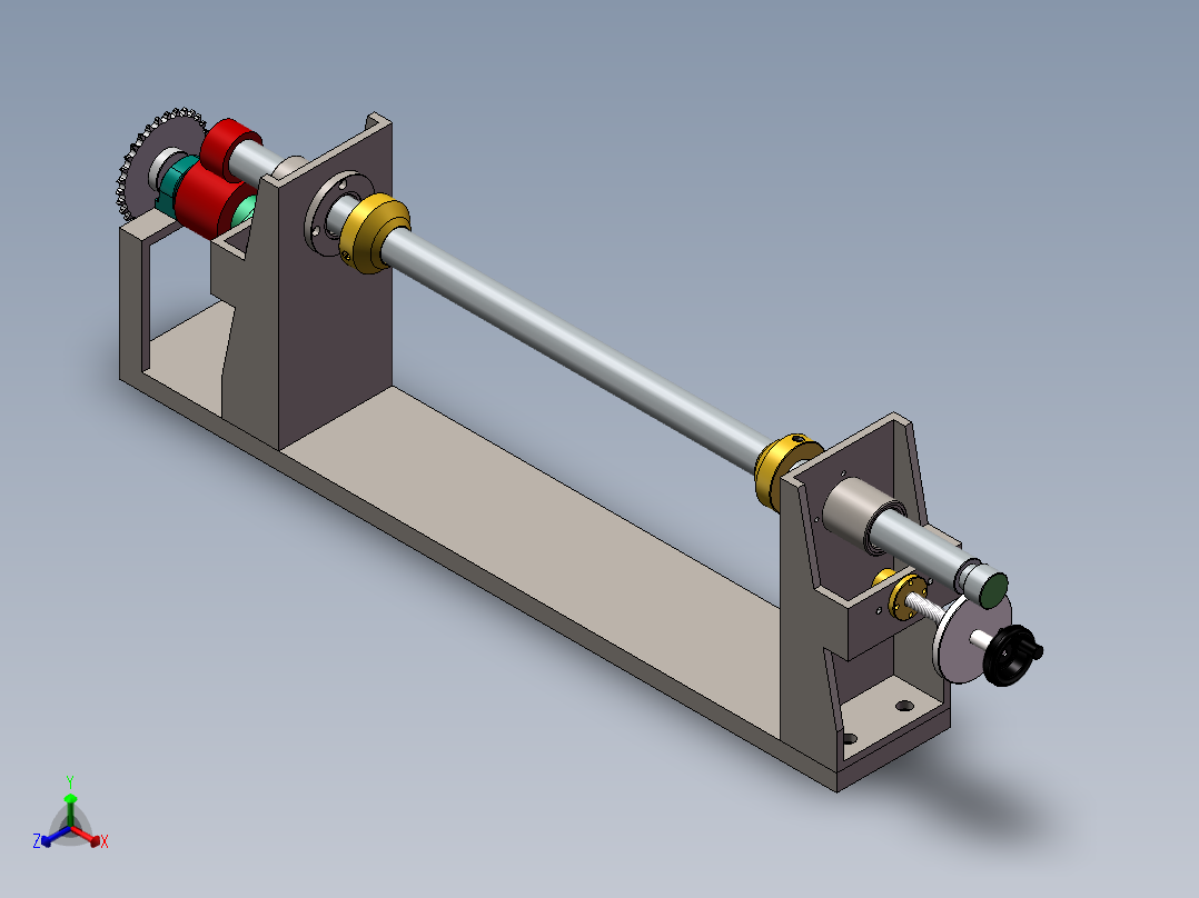 RXF-04 缠绕机正等轴测图